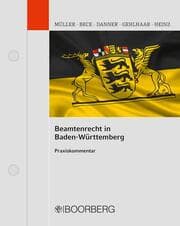 Cover von Beamtenrecht in Baden-Württemberg