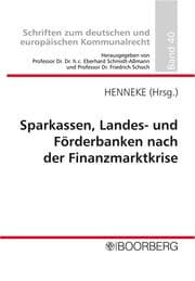 Cover von Sparkassen, Landes- und Förderbanken nach der Finanzmarktkrise