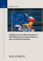 Cover von Indikatoren und Benchmarks in UN-Menschenrechtsverfahren - eine rechtliche Analyse