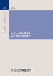 Cover von Zur Bekämpfung von Streuschäden