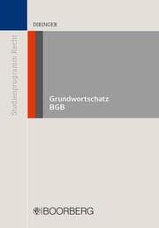 Cover von Grundwortschatz BGB