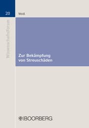 Cover von Zur Bekämpfung von Streuschäden