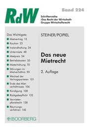 Cover von Das neue Mietrecht