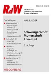 Cover von Schwangerschaft - Mutterschaft - Elternzeit