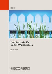 Cover von Nachbarrecht für Baden-Württemberg