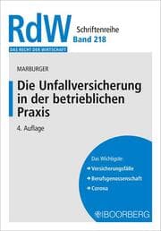 Cover von Die Unfallversicherung in der betrieblichen Praxis