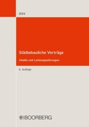Cover von Städtebauliche Verträge