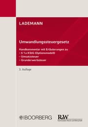 Cover von Umwandlungssteuergesetz