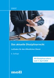 Cover von Das aktuelle Disziplinarrecht