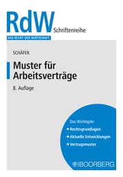 Cover von Muster für Arbeitsverträge