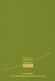 Cover von Elberfelder Studienbibel, Kunstleder, mit Sprachschlüssel und Handkonkordanz, grün