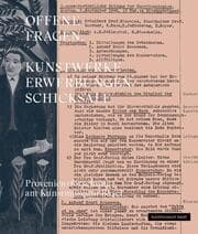 Cover von OFFENE FRAGEN. Kunstwerke - Erwerbungen - Schicksale