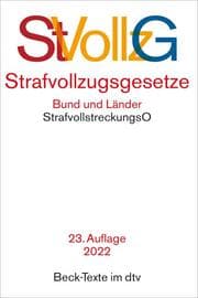 Cover von Strafvollzugsgesetze