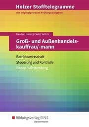 Cover von Holzer Stofftelegramme Baden-Württemberg - Groß- und Außenhandelskauffrau/-mann