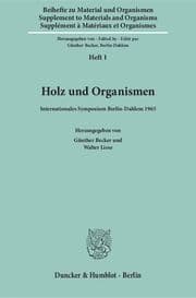 Cover von Holz und Organismen.