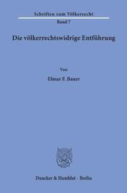 Cover von Die völkerrechtswidrige Entführung.
