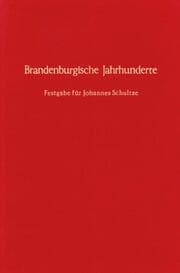 Cover von Brandenburgische Jahrhunderte.