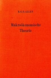Cover von Makroökonomische Theorie.