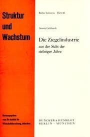 Cover von Die Ziegelindustrie