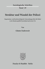 Cover von Struktur und Wandel der Polizei.