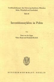 Cover von Investitionszyklen in Polen.