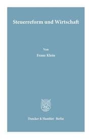 Cover von Steuerreform und Wirtschaft.