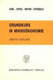 Cover von Grundkurs in Mikroökonomie.