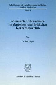 Cover von Assoziierte Unternehmen im deutschen und britischen Konzernabschluß.