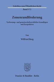 Cover von Zonenrandförderung.