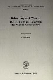 Cover von Beharrung und Wandel.