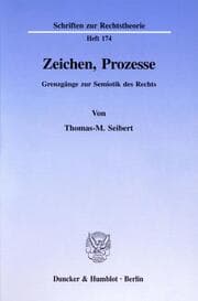 Cover von Zeichen, Prozesse.