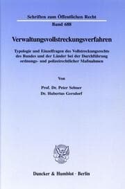 Cover von Verwaltungsvollstreckungsverfahren.