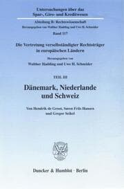 Cover von Dänemark, Niederlande und Schweiz