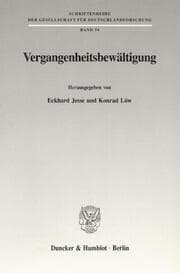 Cover von Vergangenheitsbewältigung.