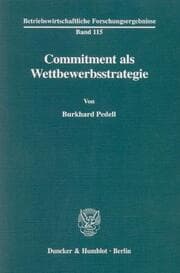 Cover von Commitment als Wettbewerbsstrategie.