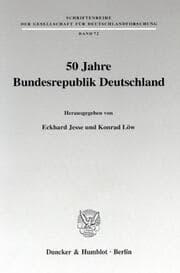 Cover von 50 Jahre Bundesrepublik Deutschland.