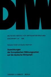 Cover von Auswirkungen der Europäischen Währungsunion auf die deutsche Wirtschaft