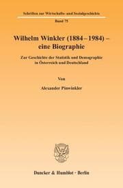 Cover von Wilhelm Winkler (1884-1984) - eine Biographie.