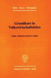 Cover von Grundkurs in Volkswirtschaftslehre.
