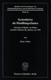Cover von Systemkrise als Handlungschance.