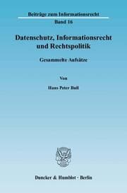 Cover von Datenschutz, Informationsrecht und Rechtspolitik