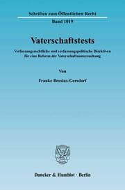 Cover von Vaterschaftstests