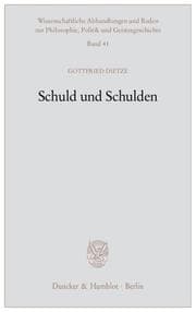 Cover von Schuld und Schulden.