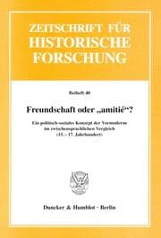 Cover von Freundschaft oder 'amitié'?