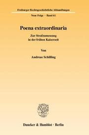 Cover von Poena extraordinaria