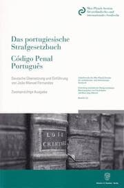 Cover von Das portugiesische Strafgesetzbuch - Código Penal Português