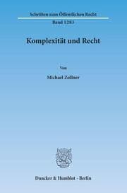 Cover von Komplexität und Recht.