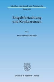 Cover von Entgeltfortzahlung und Konkurrenzen.