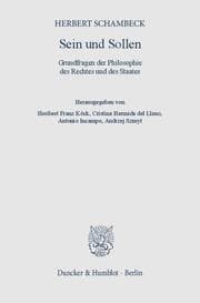 Cover von Sein und Sollen.
