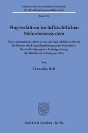 Cover von Flugverfahren im luftrechtlichen Mehrebenensystem.